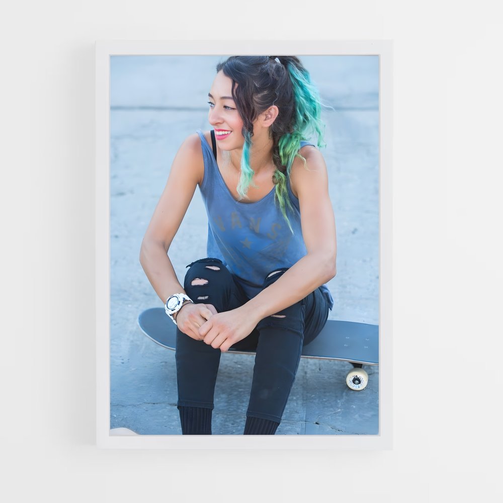 Poster Lizzie armanto – affiche Skateboard (vue 3)